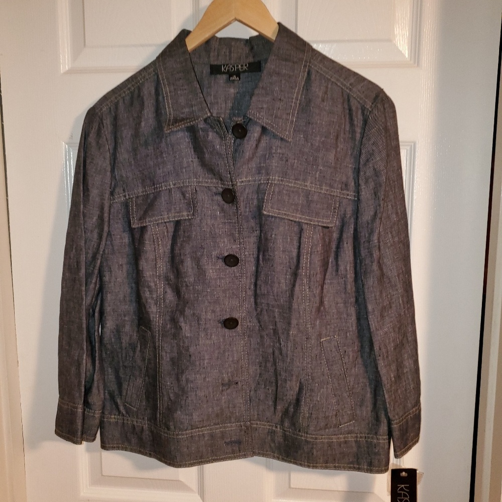 Kasper Linen Jacket